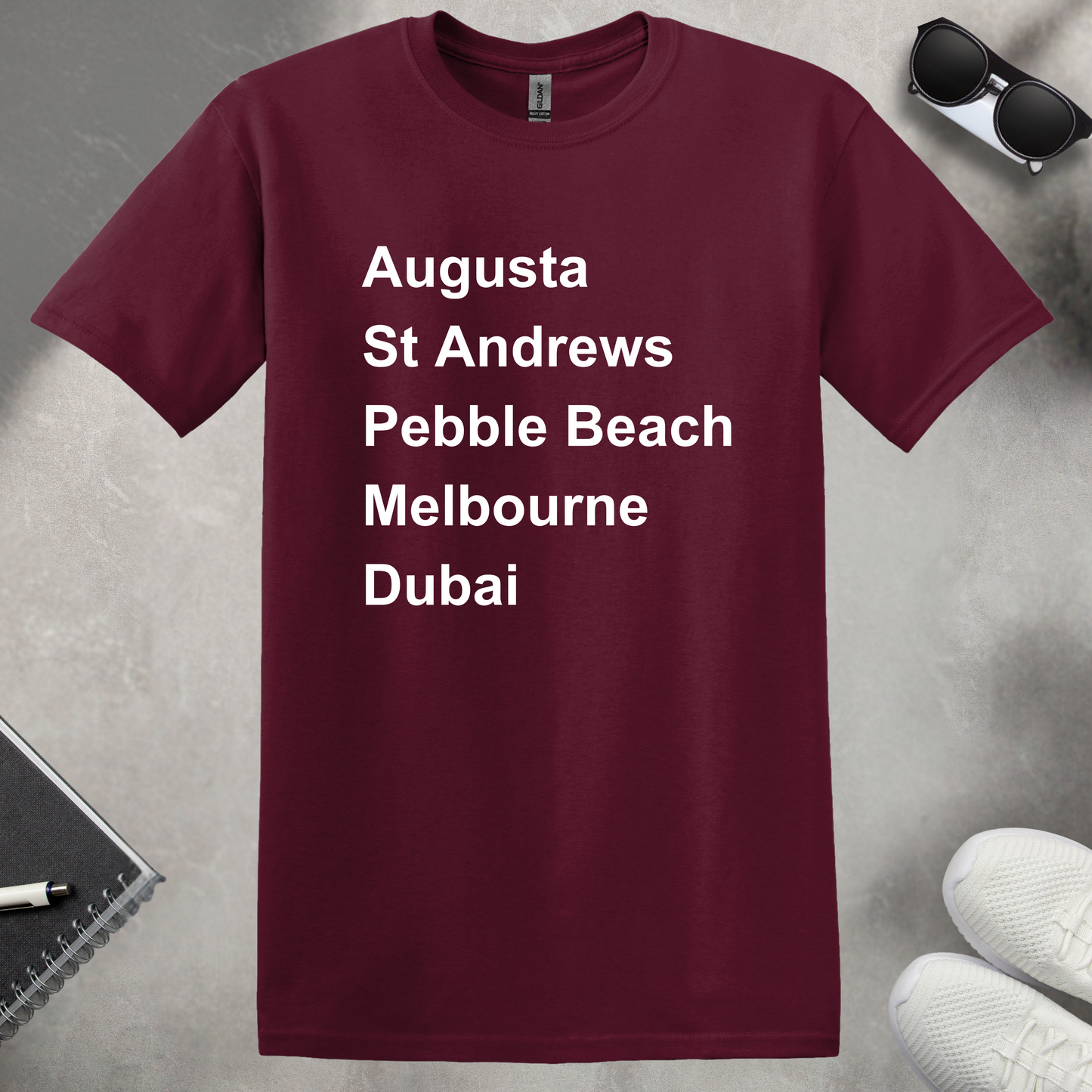 Golf-Focused Cities T-Shirt