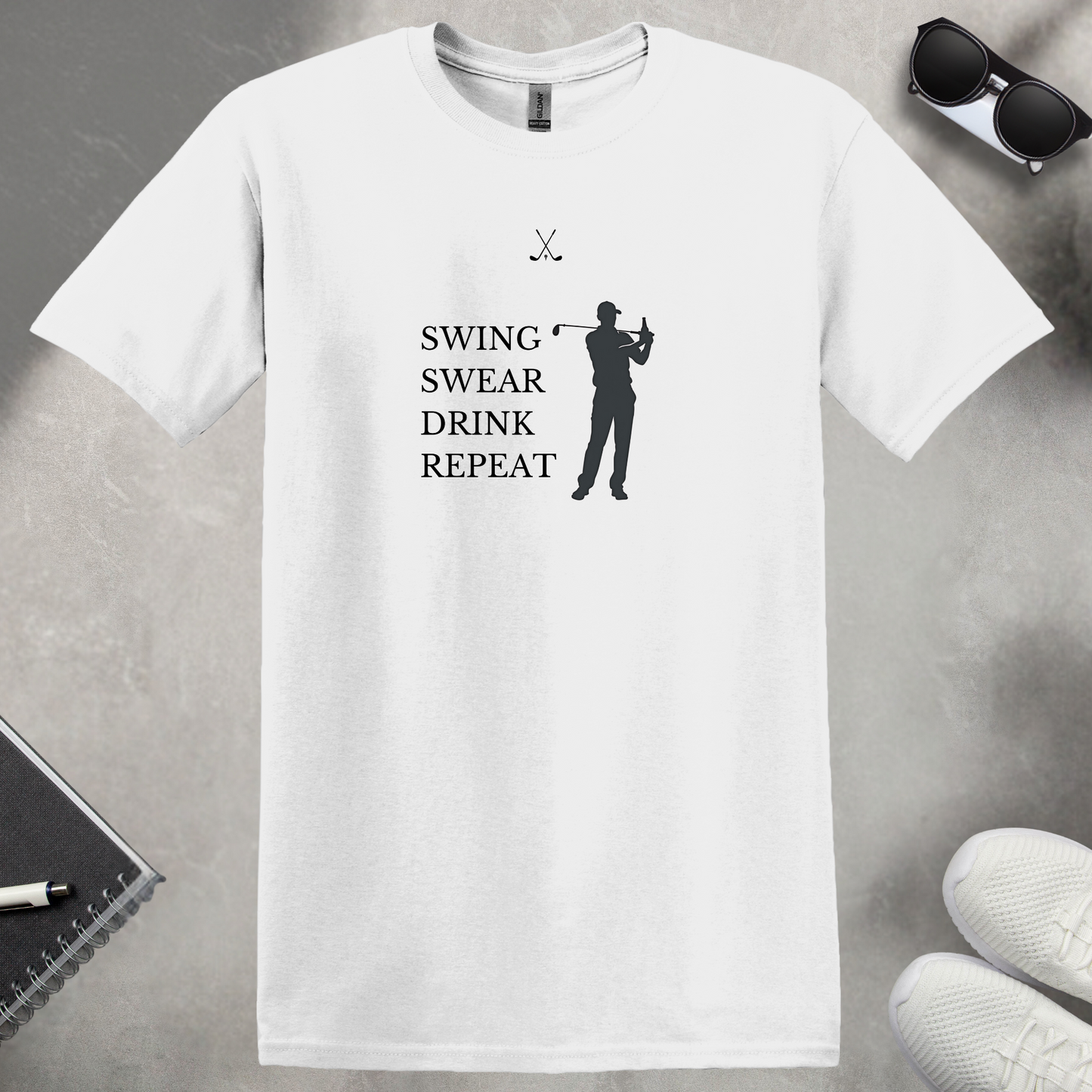 Swing Swear Drink Repeat T-Shirt