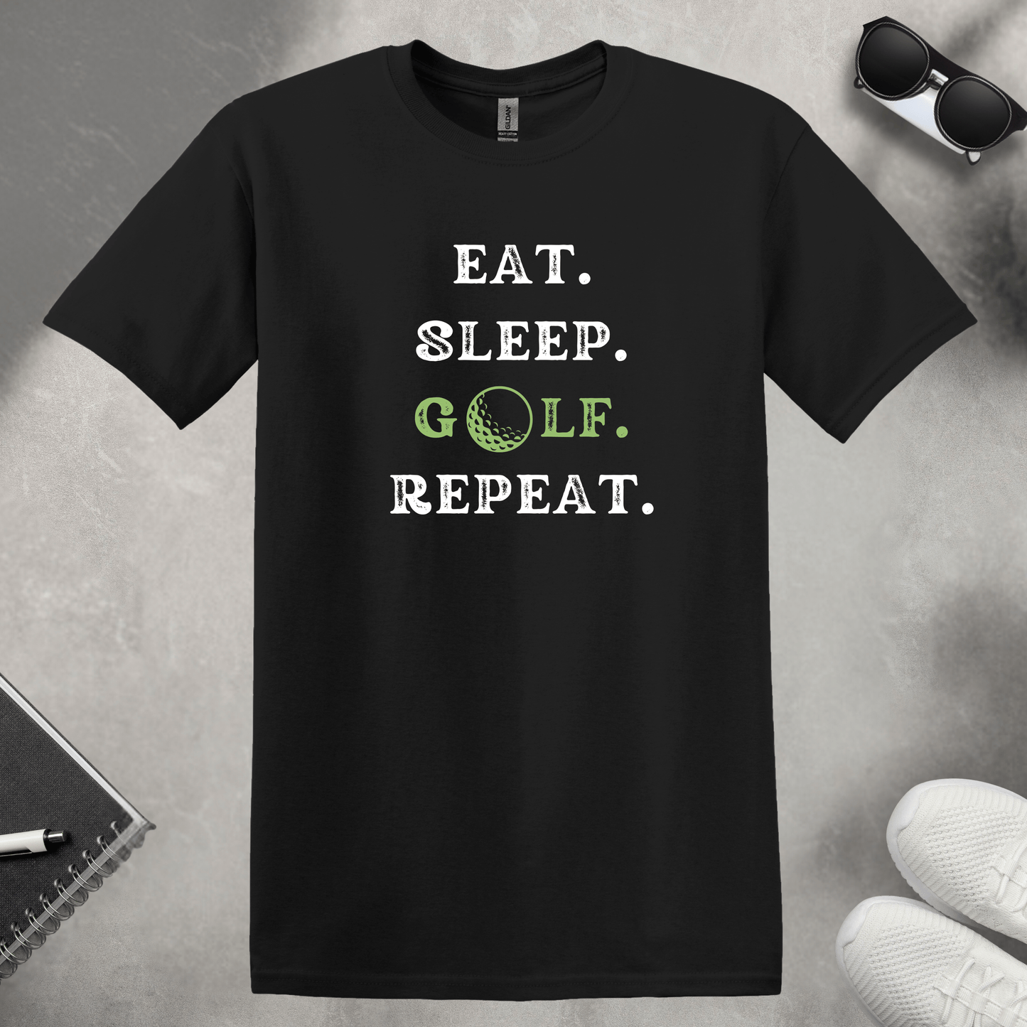 Eat Sleep Golf Repeat T-Shirt