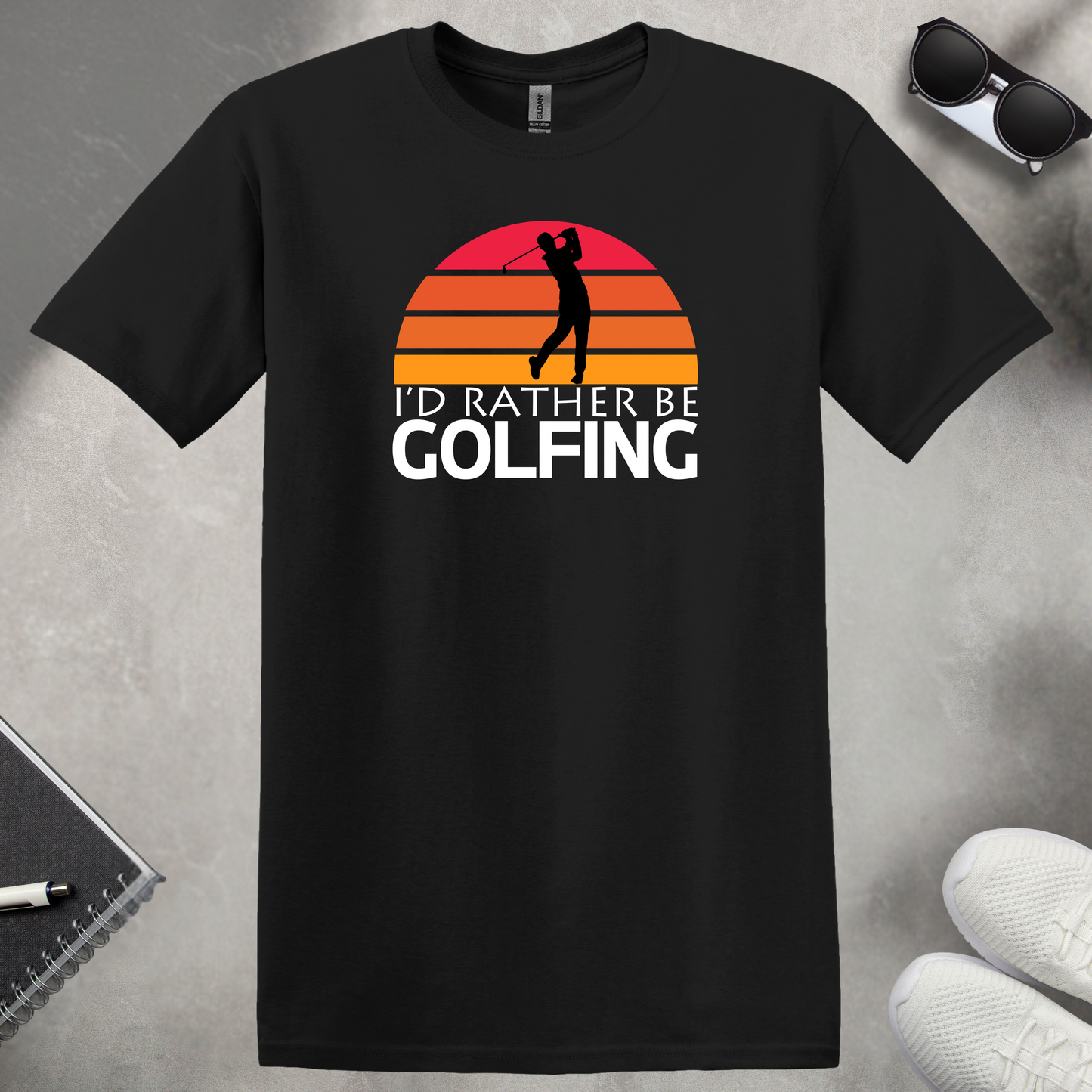 I'd Rather Be Golfing T-Shirt