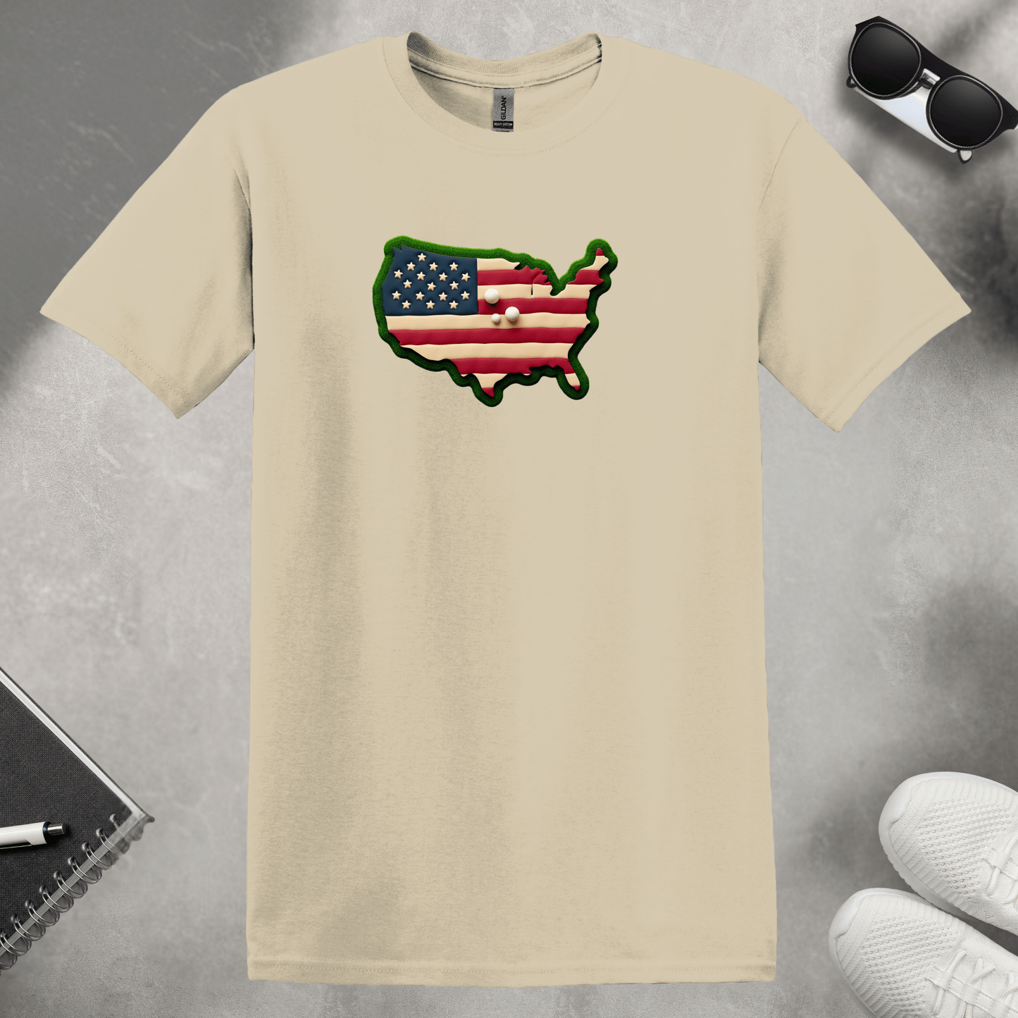 American Pride Golf T-Shirt