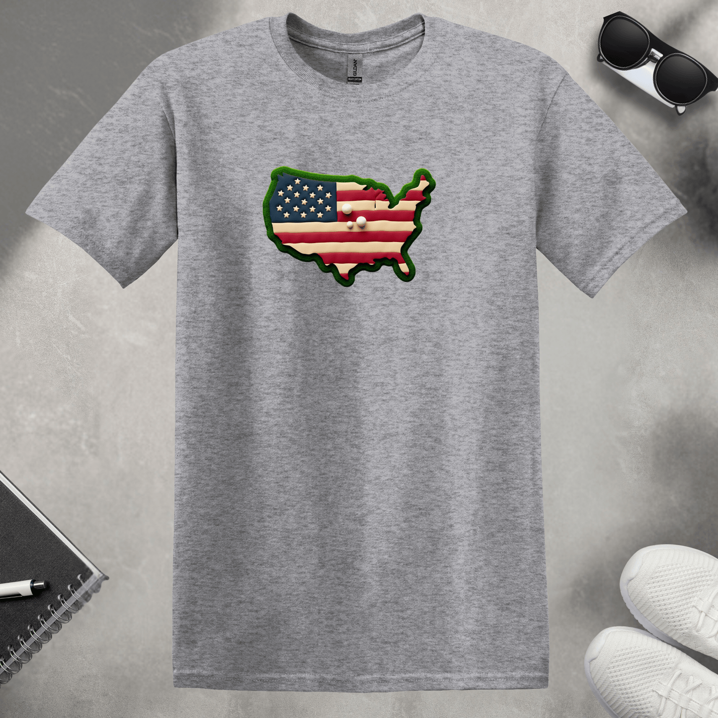 American Pride Golf T-Shirt